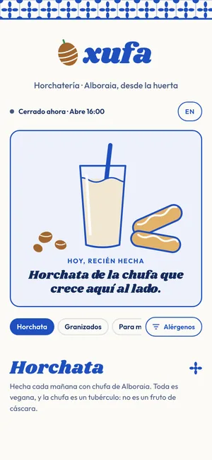 Carta de Xufa en un móvil